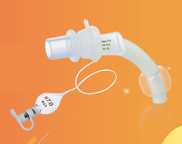 Tracheotomy cannula - Vitaltec Corporation - curved