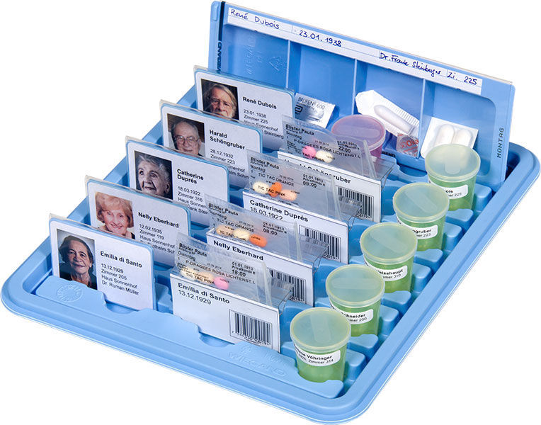Medicine distribution tray 140.211 Wiegand AG