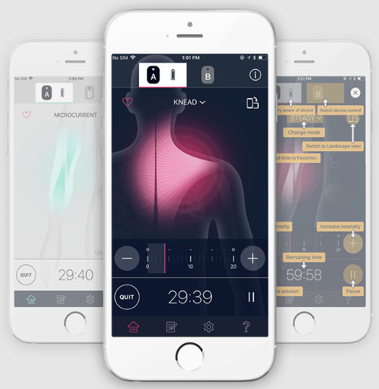 Medical mobile application - Omron Healthcare USA - physiotherapy / for ...