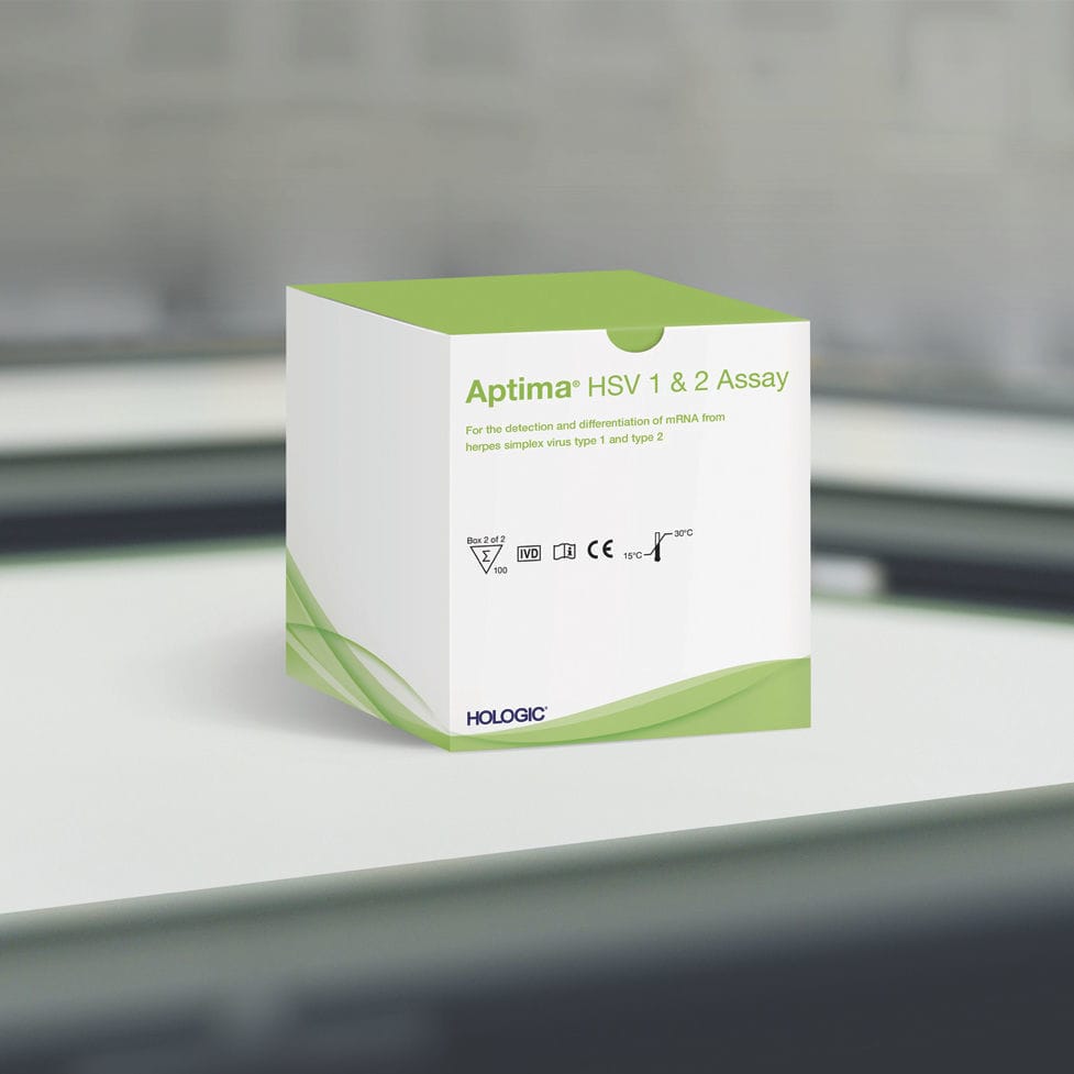 Herpes test kit Aptima® Hologic HSV / laboratory