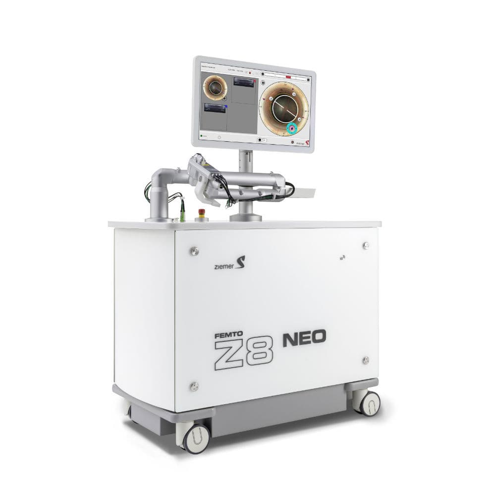 Ophthalmic refractive surgery laser FEMTO Z8 NEO Ziemer Group cataract surgery / lamellar