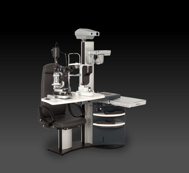 Ophthalmic Workstation - HS-810 - Haag-Streit Diagnostics - With Chair ...