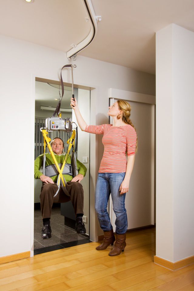 Electric Patient Lift Ceiling Mounted Rail Mounted 2545