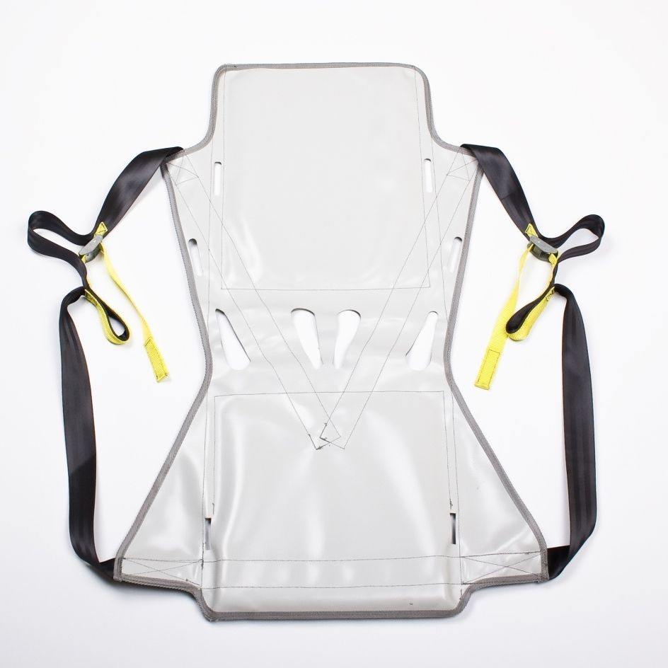 Patient lift slingseat PVC HandiMove toilet / with head support