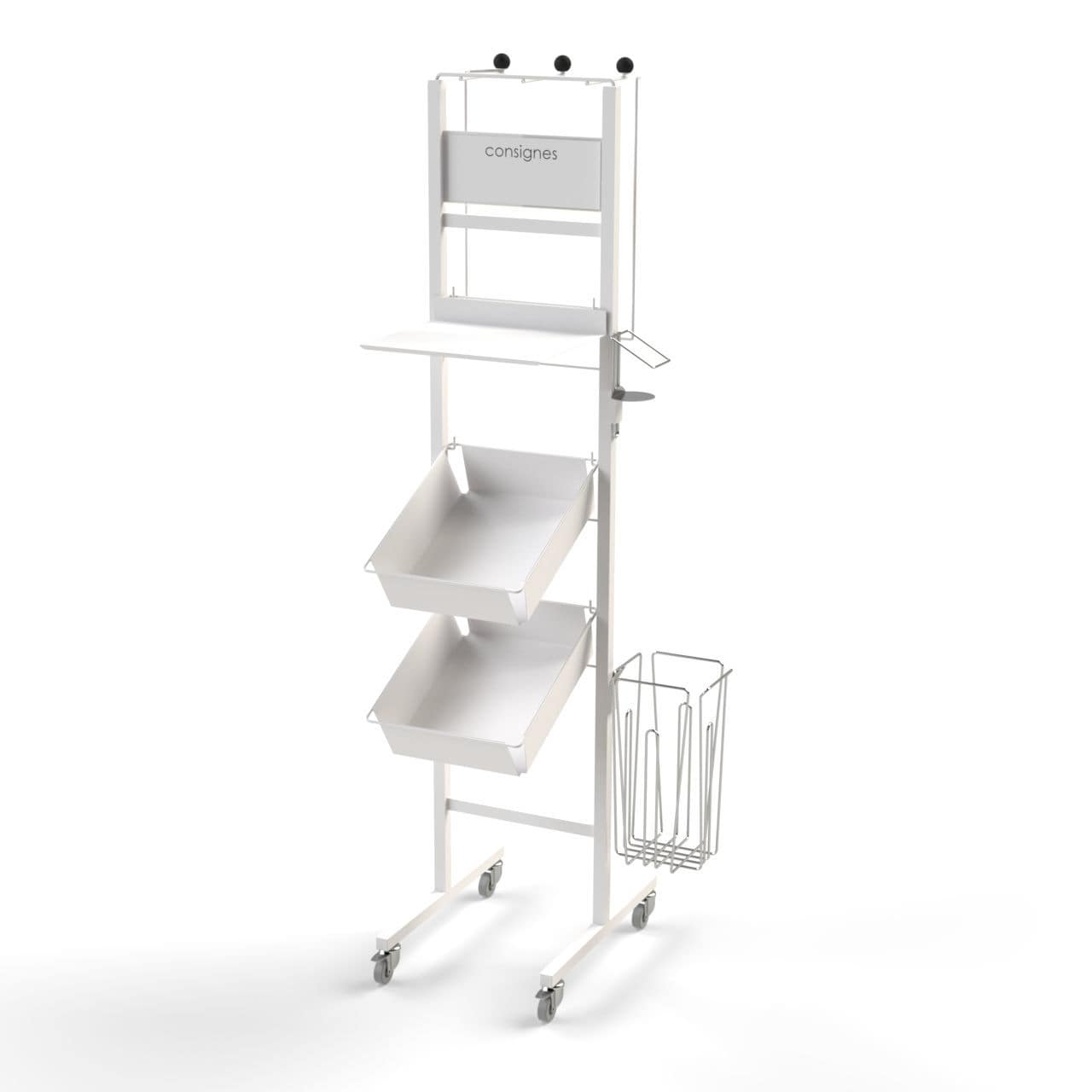 Medical trolley UMP® VILLARD hospital / equipment / waste