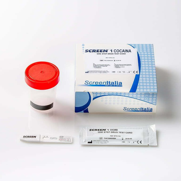 Rapid drug detection test SC004325 Screen Italia for cocaïne