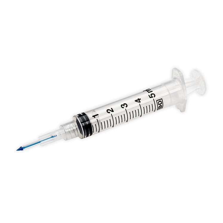3 mL syringe 303401 BD plastic / needleless