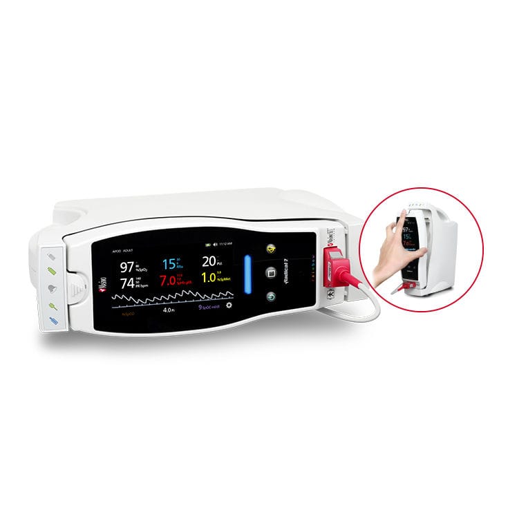 Handheld pulse COoximeter RADICAL7® Masimo medical / human