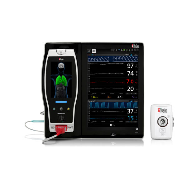 Portable patient monitor - ISA™ - Masimo - compact / capnography ...