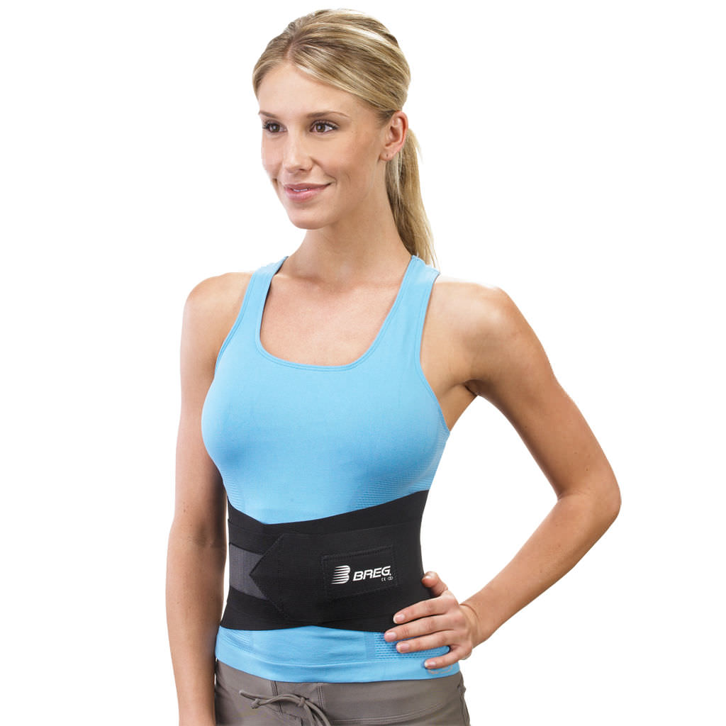 Lumbar support belt 0733 series Breg adult / rigid / S