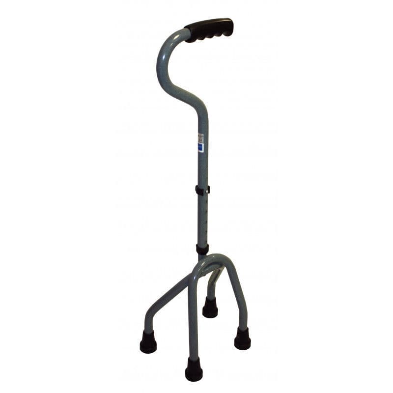 Walking stick with offset handle 548 bis HMSVILGO quadripod