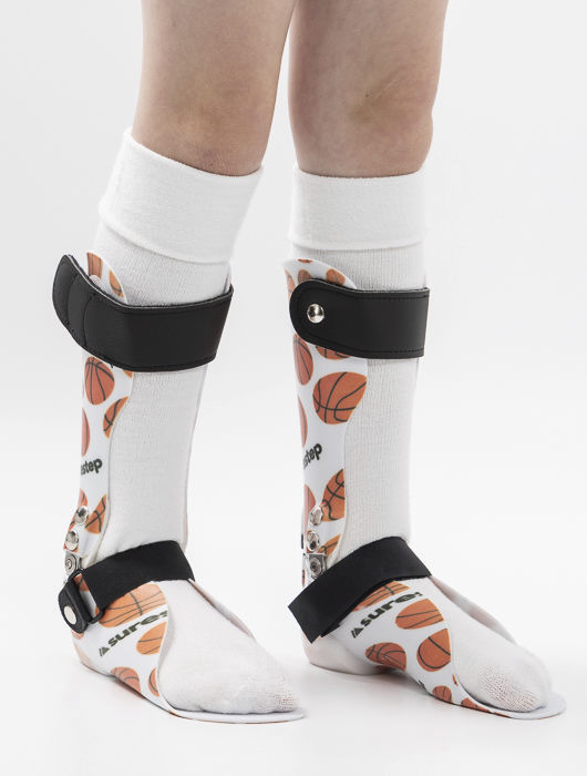Ankle and foot orthosis Hinged SureStep pediatric / articulated