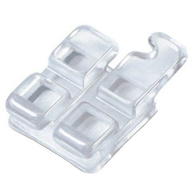 Lot De 20 Brackets Orthodontiques En Saphir Monocristallin - Transparents, Mini, Pour Appareil Dentaire