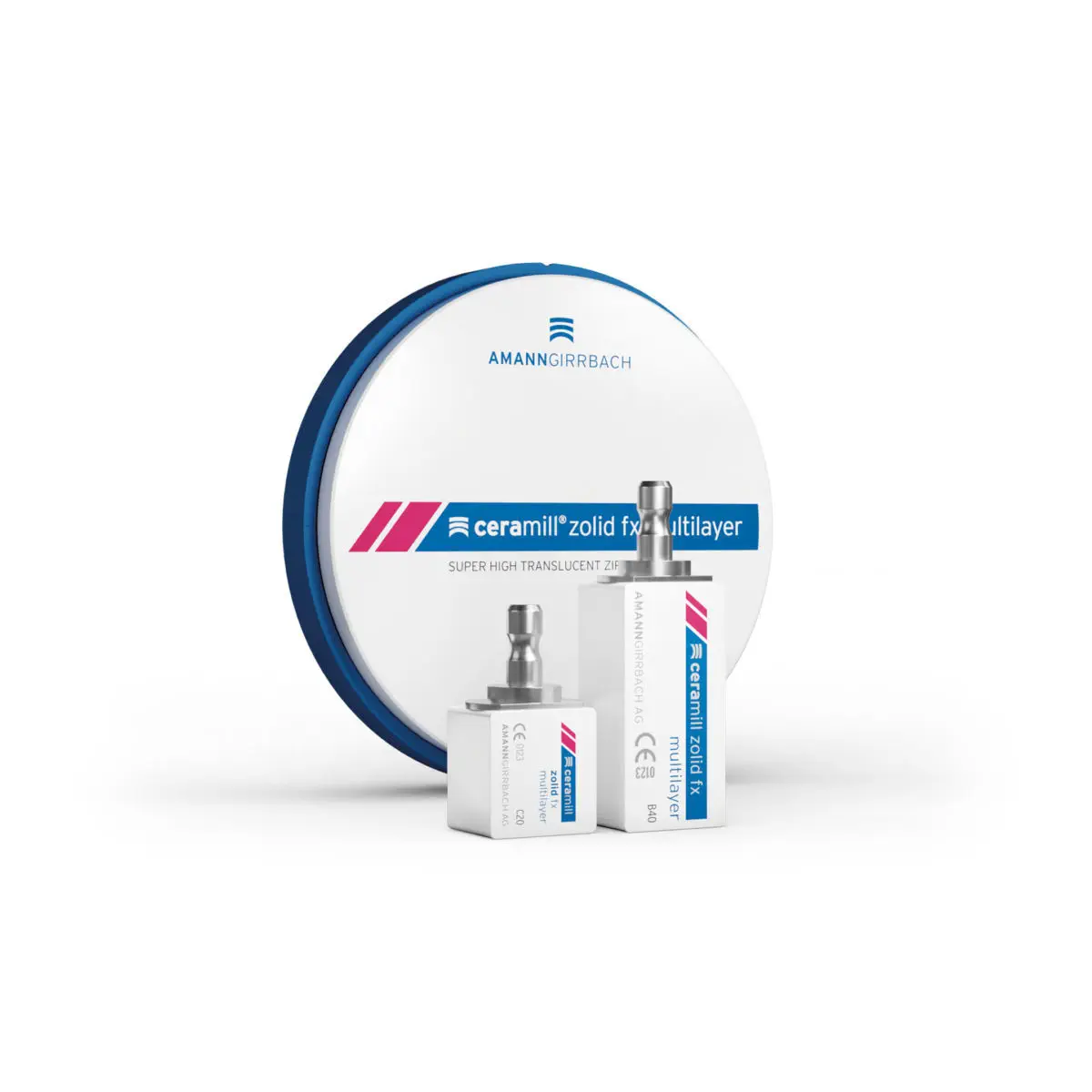 Zirconia dental material - Zolid FX Multilayer - Amann Girrbach