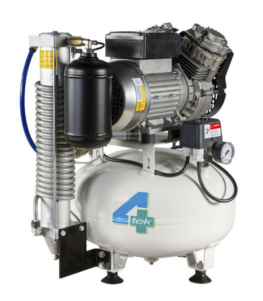 Dental compressor MIR70 4TEK SRL medical / piston / 1workstation