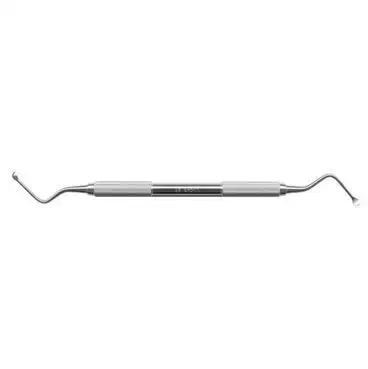 5 Pcs Lucas Bone Curette #87 Dentist Dental Instruments Hollow Handle German Gr