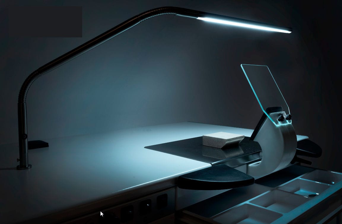 Lighting lamp SLIM ARIES MEDICAL Srl for dental laboratories