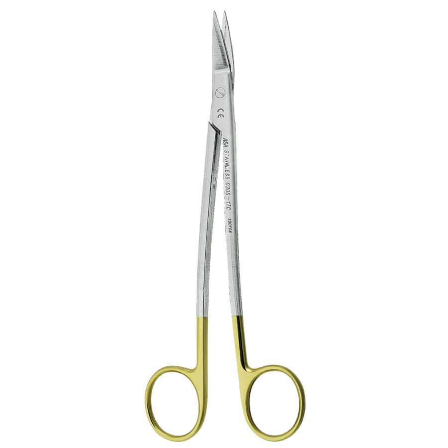 Gum scissors 03061TC ASA Dental Dean / for humans / tungsten carbide