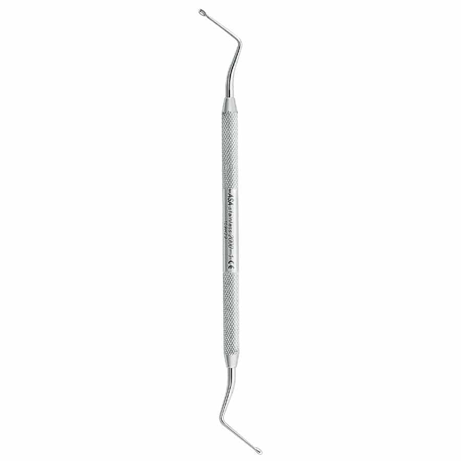 Bone curette 20001 ASA DENTAL S.p.A. periodontal / for
