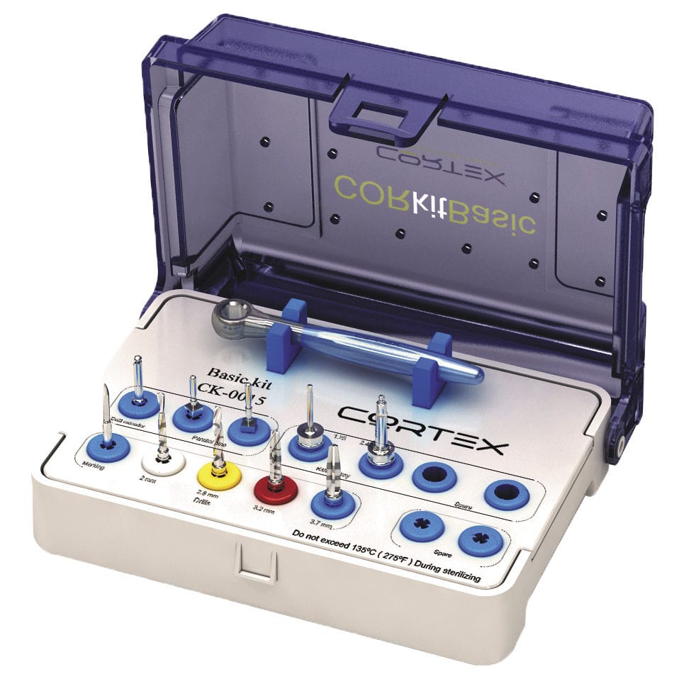 Dental implant surgery instrument kit CK0015 CortexDental