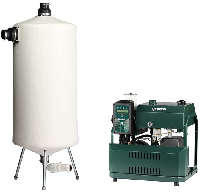 Dental vacuum system Bison 5 Combo DentalEZ Group dry / 15workstation