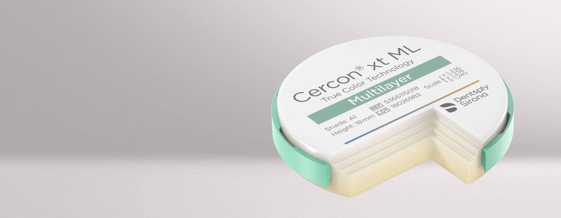 Zirconia dental material - Cercon xt ML - DENTSPLY MAILLEFER