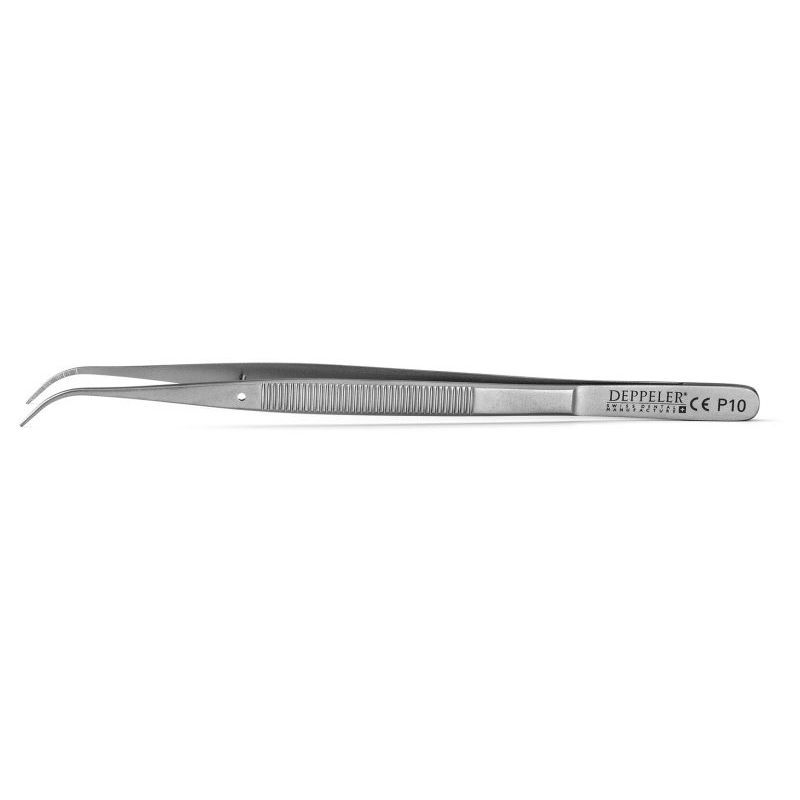 Dental tweezers P10 DEPPELER LondonCollege / stainless steel