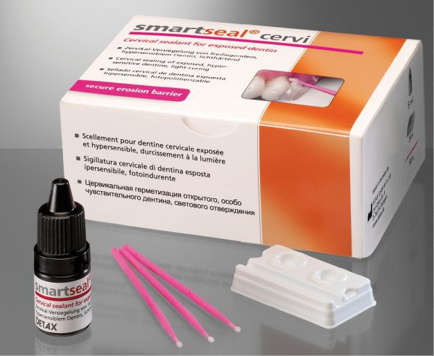 Fluoride varnish dental material smartseal® cervi DETAX GmbH & Co