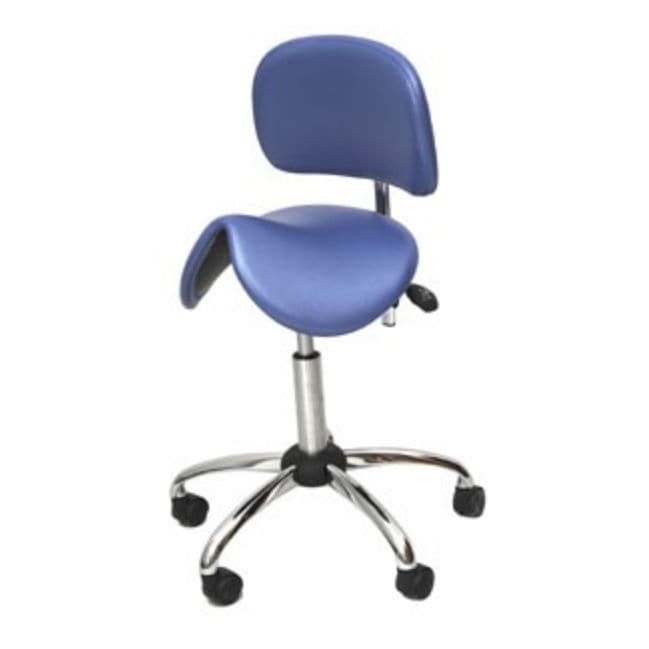 saddle seat with backrest