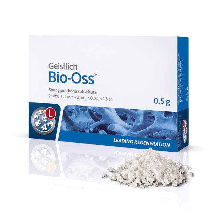 Xenograft bone substitute BioOss® L Geistlich Pharma for dental
