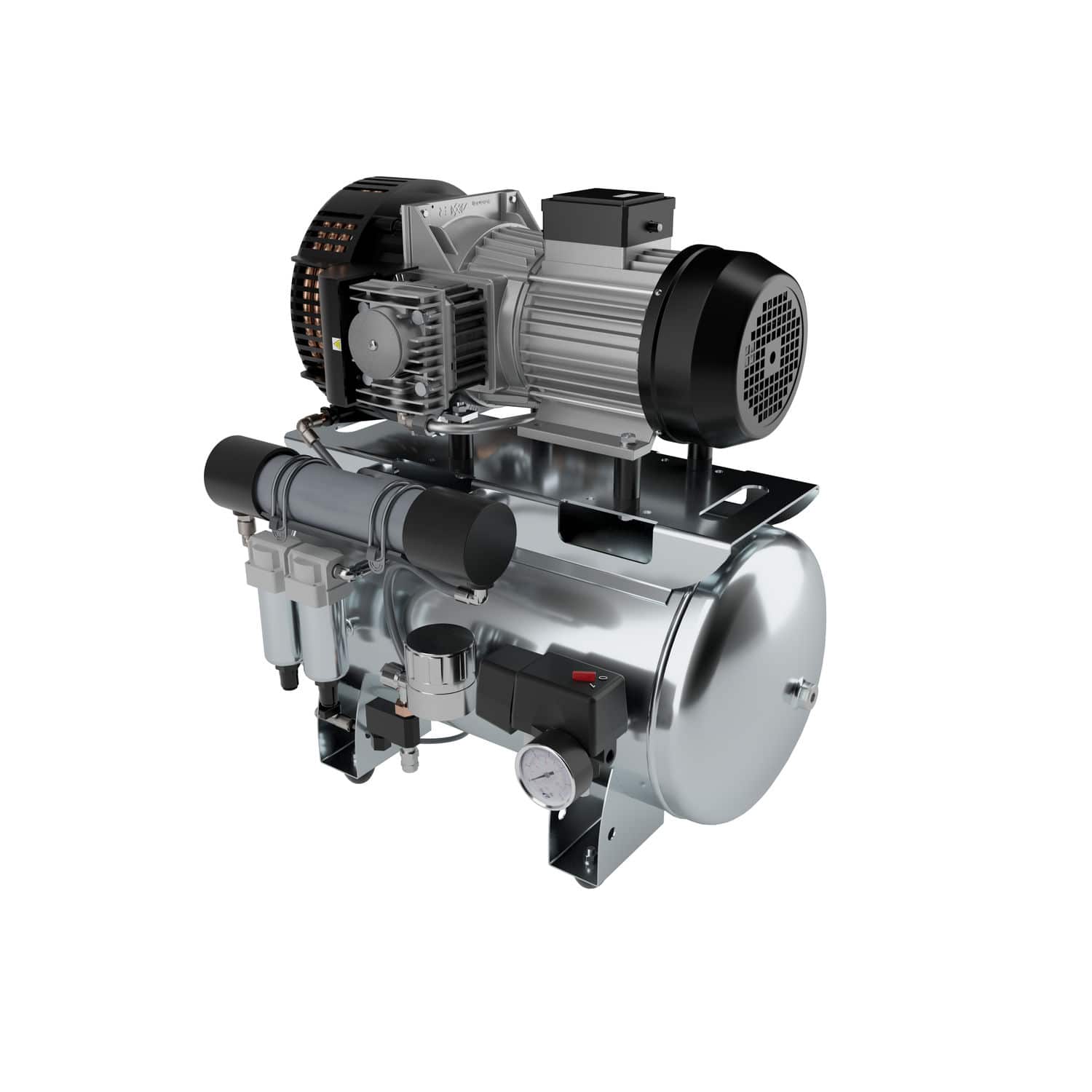 Oilfree air compressor CLINIC DRY 3.40 H Gentilin dental