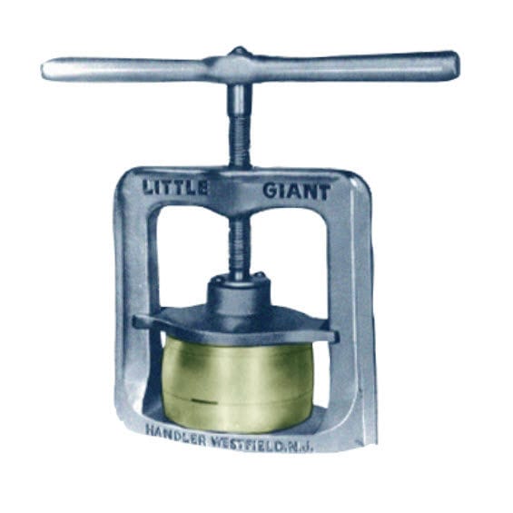 Manual dental press 33 LITTLE GIANT Handler MFG
