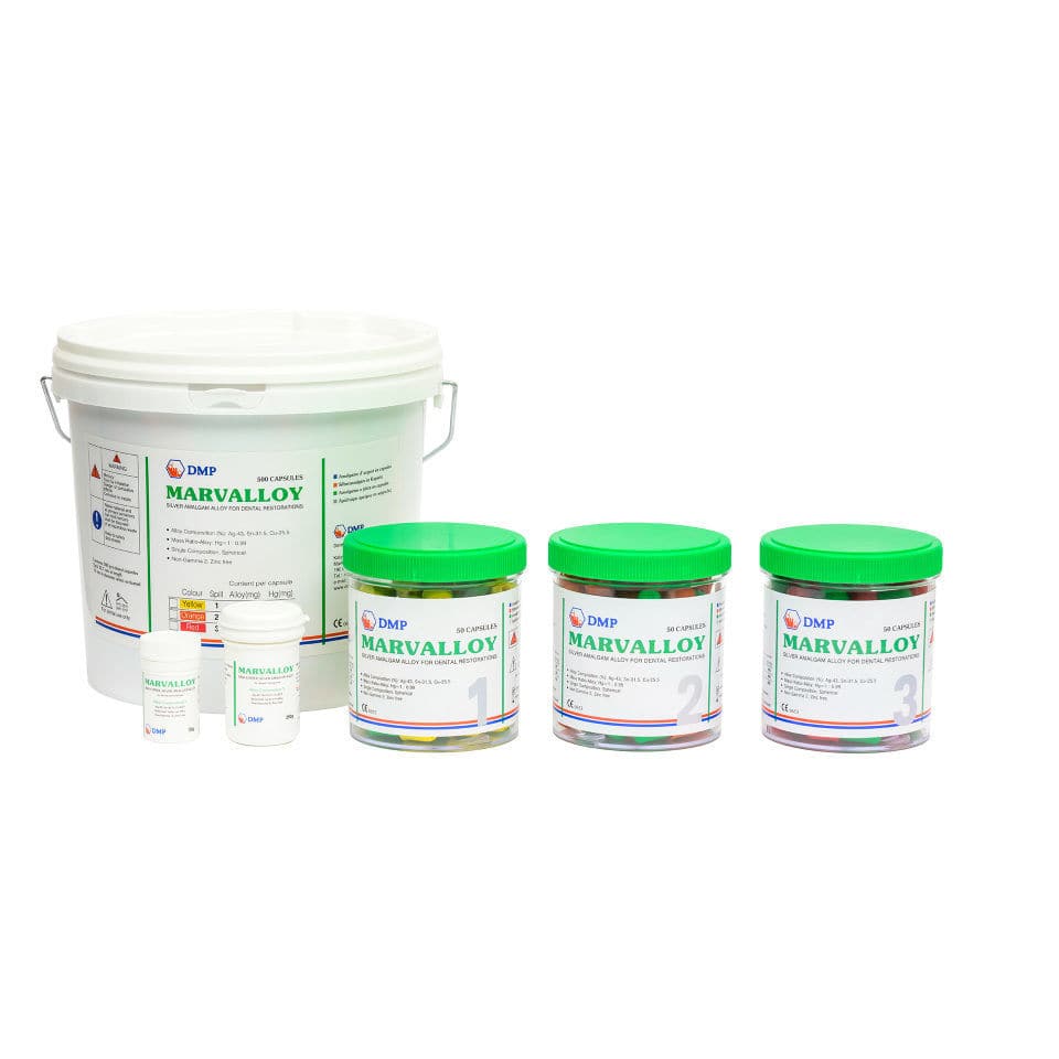 Alloy dental material MARVALLOY DMP for dental restorations