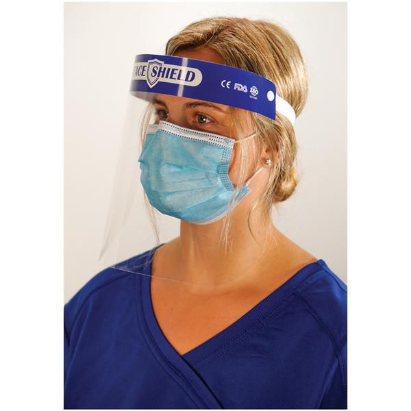Fullface faceshield 1381582 Henry Schein adult / box of 50