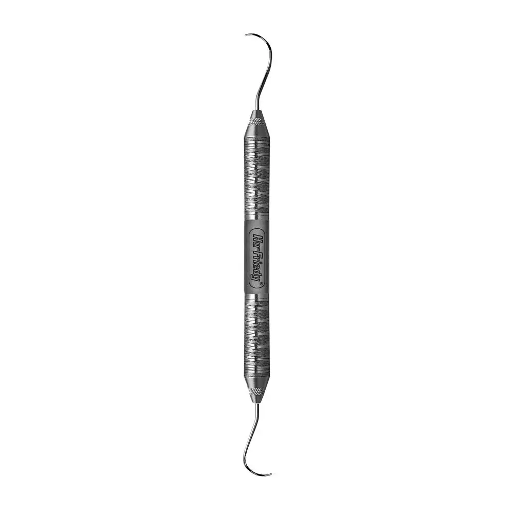 Dental diagnostic probe - PQ2N6 - Hu-Friedy - double-ended / color