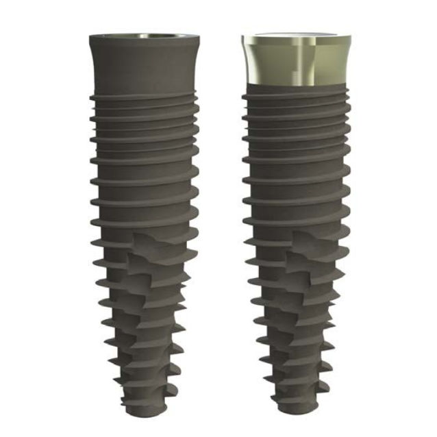 Cylindrical dental implant IDALL S IDI tapered / titanium / tapered internal