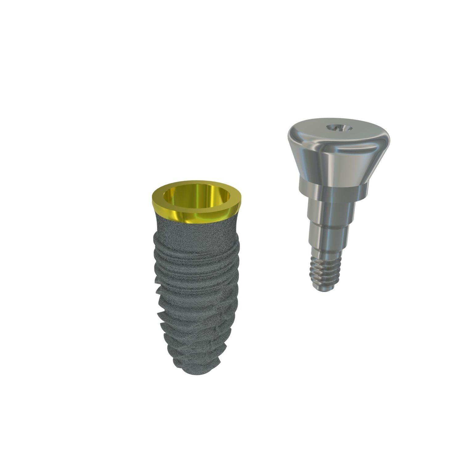 Cylindro-conical dental implant - IDALL - IDI - titanium