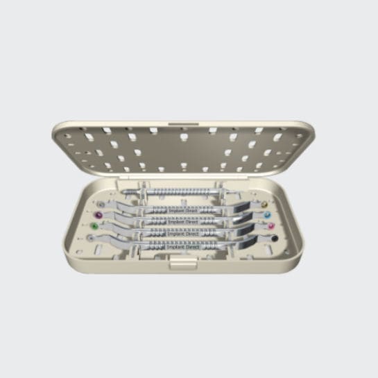 Dental surgery instrument kit Implant Direct Europe