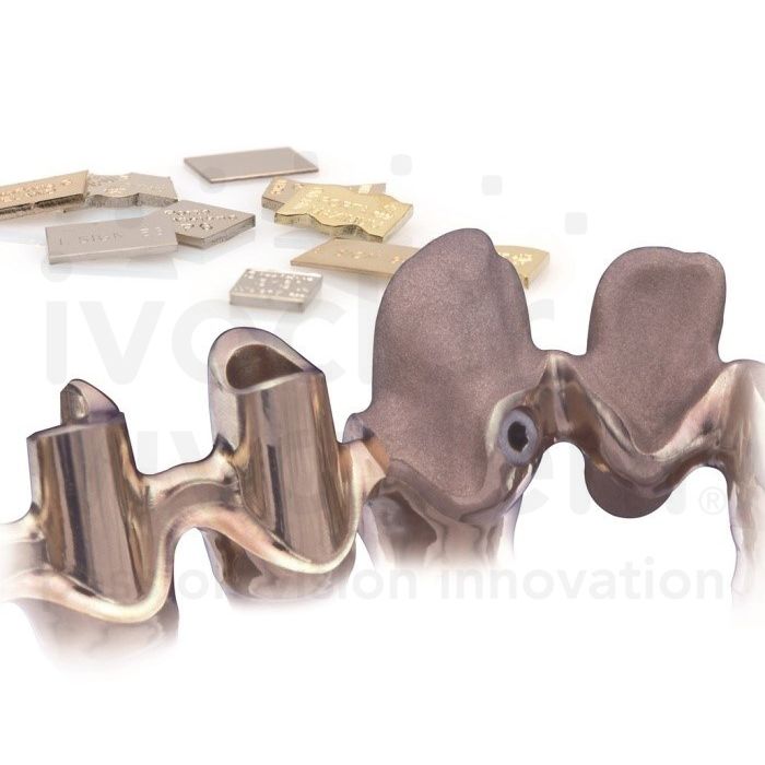 Alloy dental material Portadur IN Ivoclar Vivadent for dental