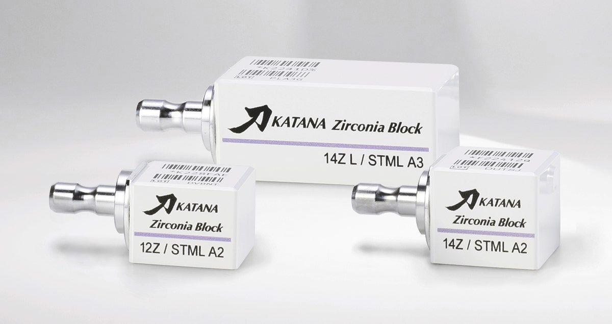 Zirconia dental material KATANA™ ZIRCONIA BLOCK Kuraray Noritake