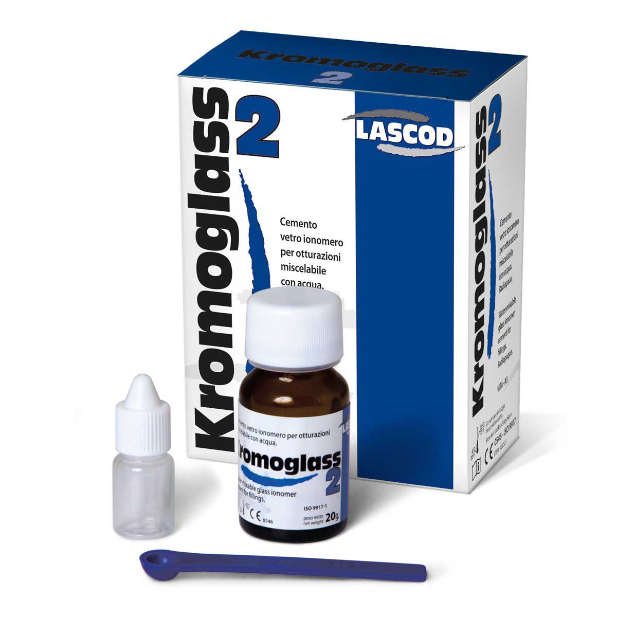 Glass ionomer dental material Kromoglass2 LASCOD S.p.A. for