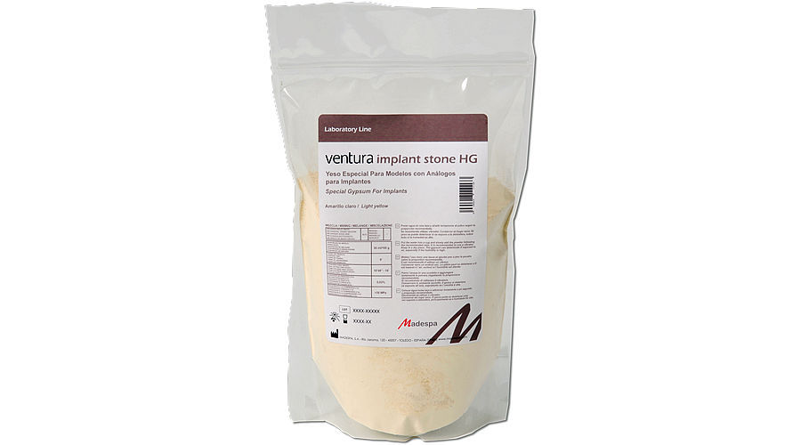 Casting dental material ventura implant stone HG MADESPA S.A. for