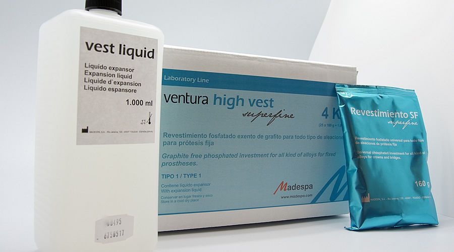 Dental laboratory dental material ventura high vest superfine