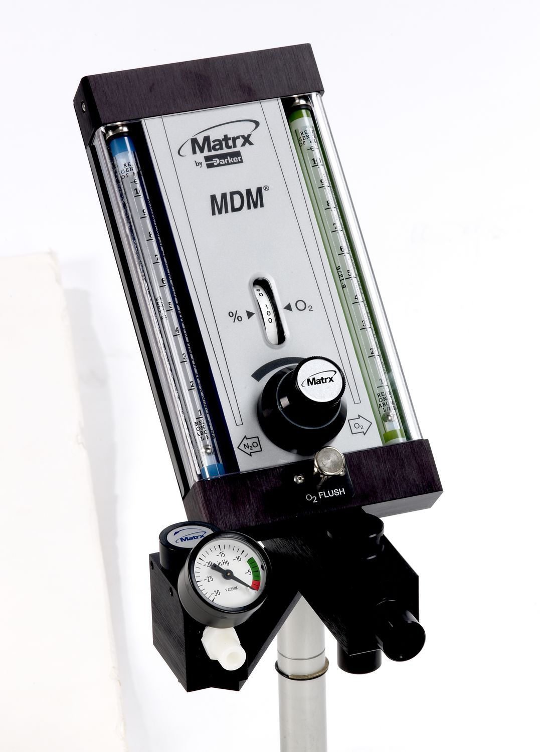 Double flow meter MDM Porter Instrument oxygen / nitrous oxide