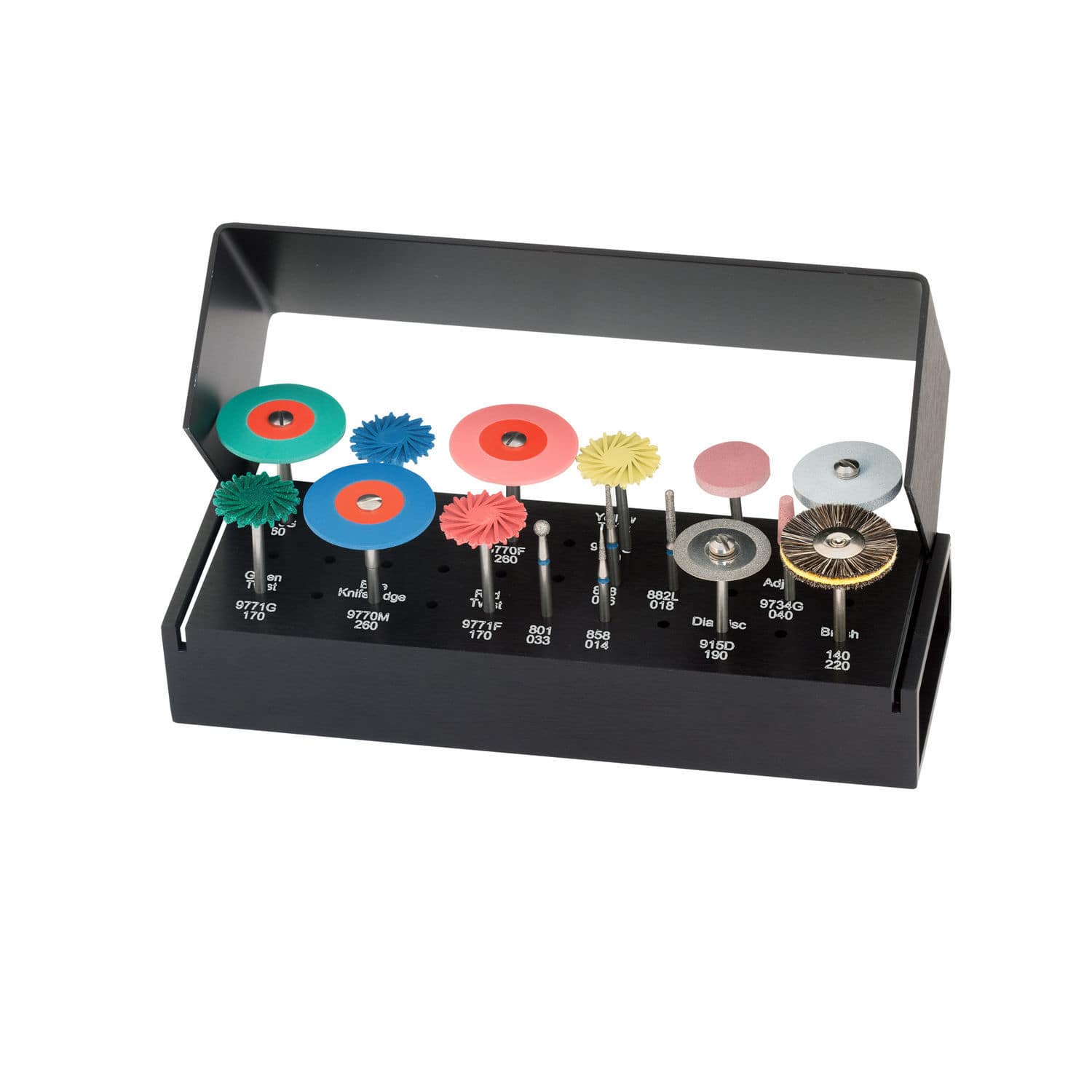 Dental restoration instrument kit KM001 Meisinger dental polishing