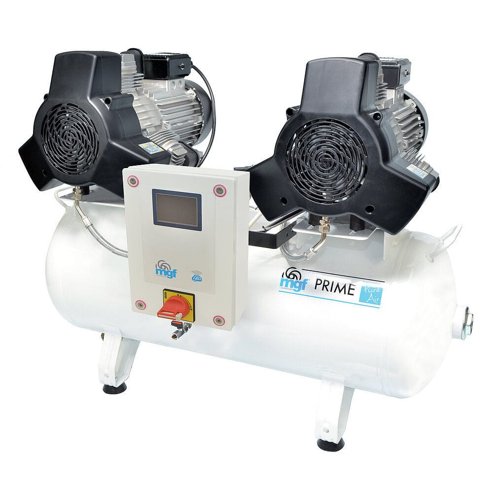 Medical air compressor 100/50 TANDEM PRIME S IOT MGF Compressors