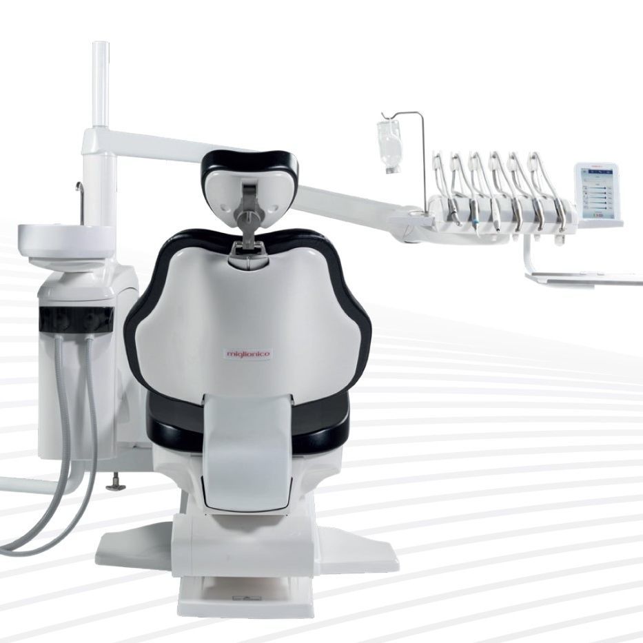 Dental unit with chair NTX Miglionico ambidextrous / with monitor