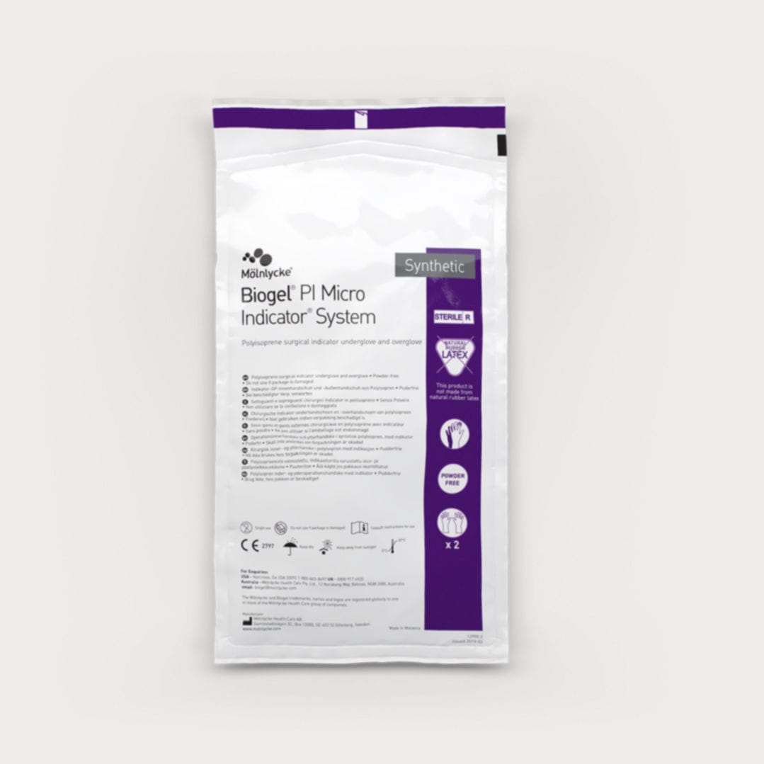 Latexfree gloves Biogel® PI Micro Indicator® System Mölnlycke