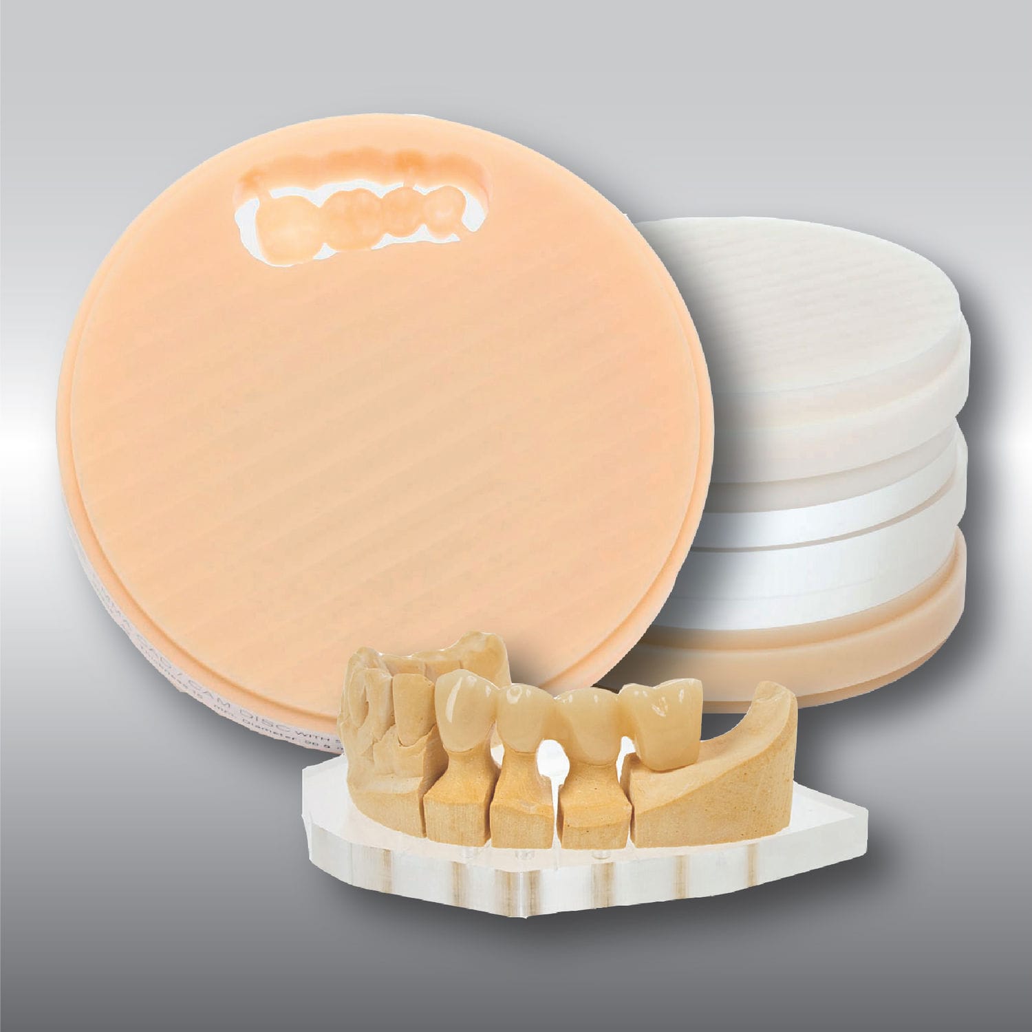 PMMA dental material DISC basic POLIDENT d.o.o. CAD/CAM / for