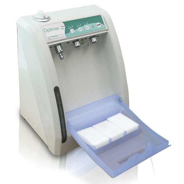 Dental handpiece lubrication system Optimax Prestige Medical Limited